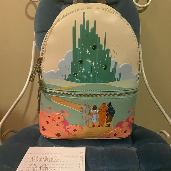 Loungefly Bags Nwt Wizard Of Oz Emerald City Mini Backpack Flawed